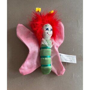 1997 Heimann, Humbug, Vintage Clown butterfly porcelain face sand bag body